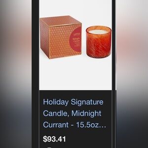 Largo New York midnight currant candle